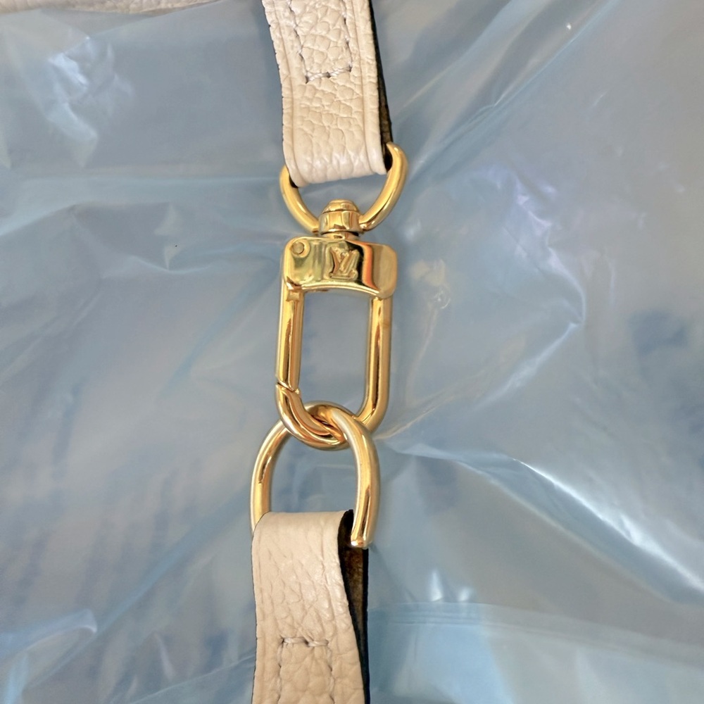 BRAND NEW Louis Vuitton Neverfull MM Monogram Empreinte Cream Leather Tote Bag - Picture 7 of 16